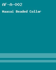 Maasai Beaded Collar Necklace