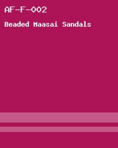 Beaded Maasai Sandals