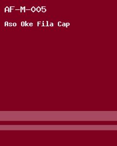 Aso Oke Fila Cap