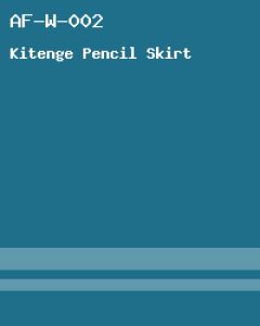 Kitenge Pencil Skirt