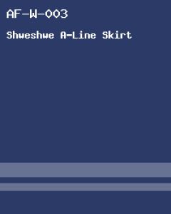Shweshwe A-Line Skirt