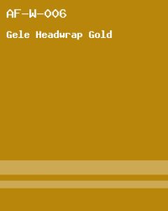 Gele Headwrap — Gold Damask