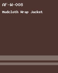 Mudcloth Wrap Jacket